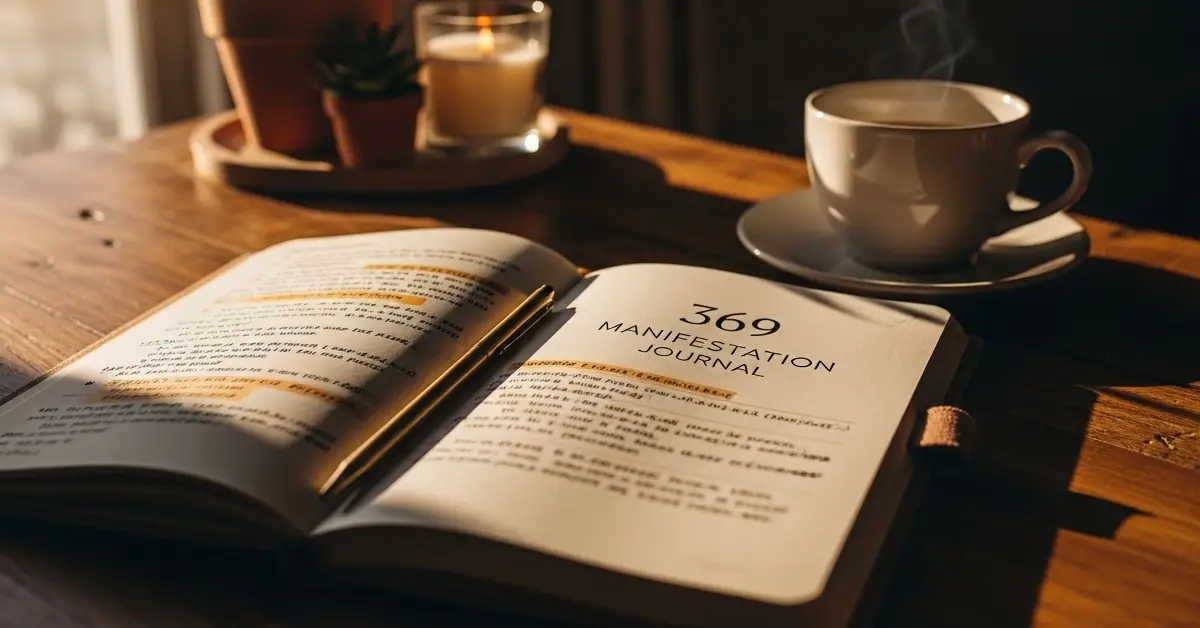 369 manifestation journal method daily writing routine