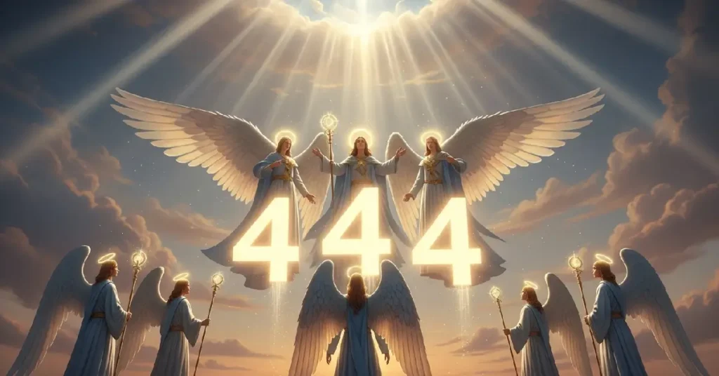 444 angel number spiritual meaning with archangel energy and divine protection