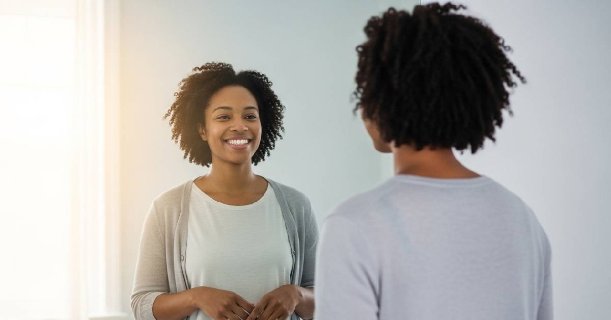 positive affirmations for self esteem mirror confidence practice