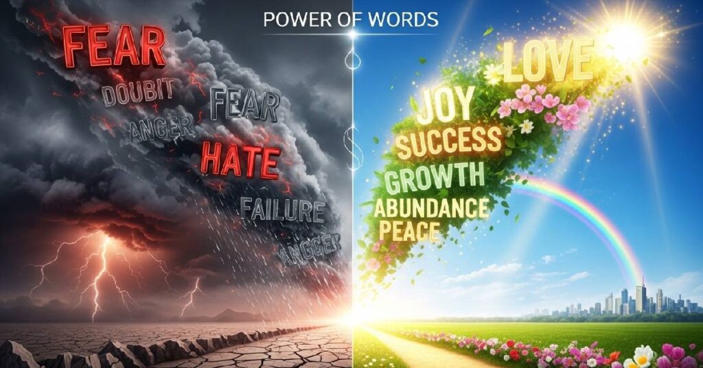 Words as a Conversation with the Universe