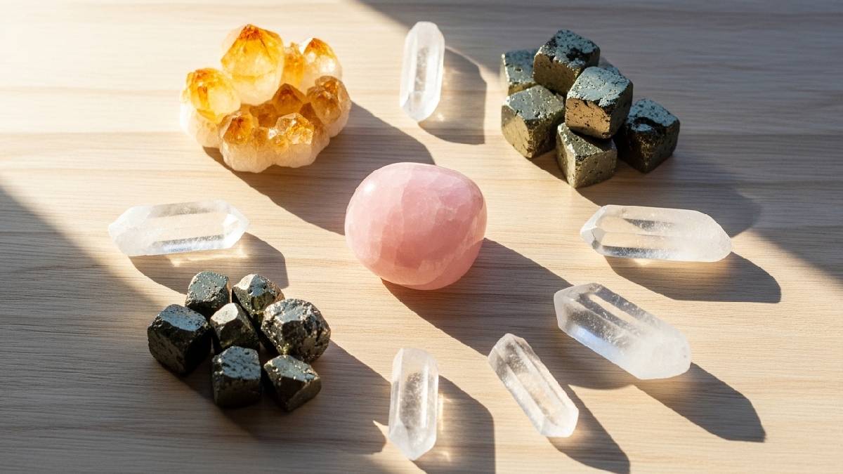 best crystal for manifestation with rose quartz citrine and clear quartz