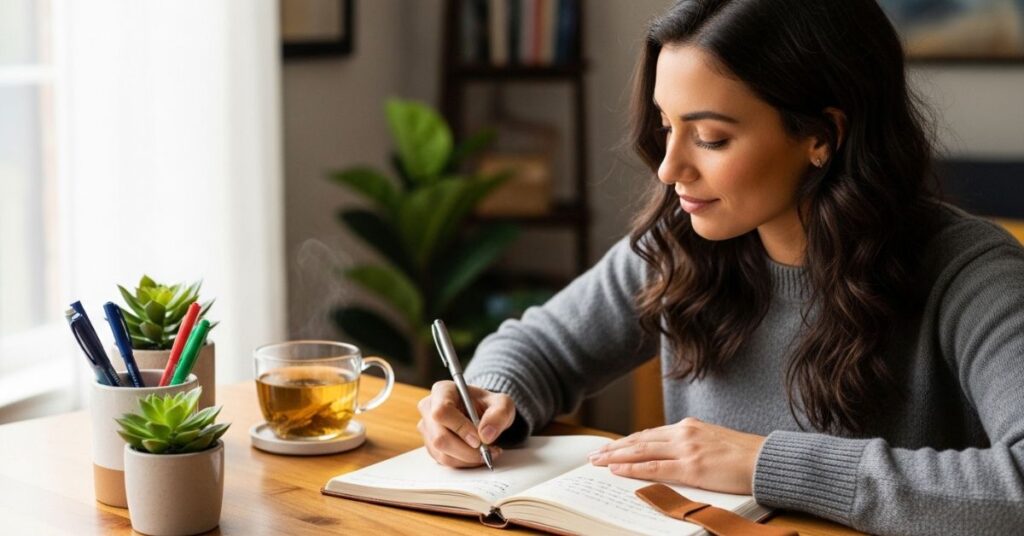 Benefits of manifestation journaling include improved clarity, gratitude and emotional well-being