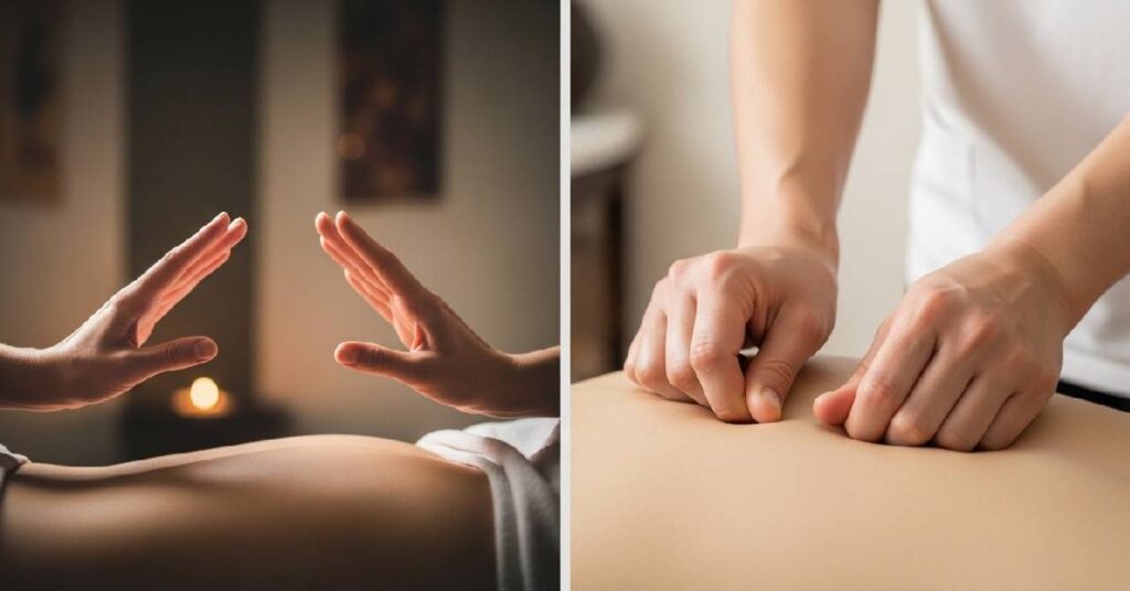Comparison between Reiki and Shiatsu healing methods